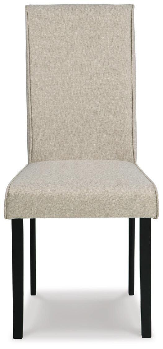 D250-05 Brown/Beige Contemporary Kimonte Dining Chair By AFI - sofafair.com