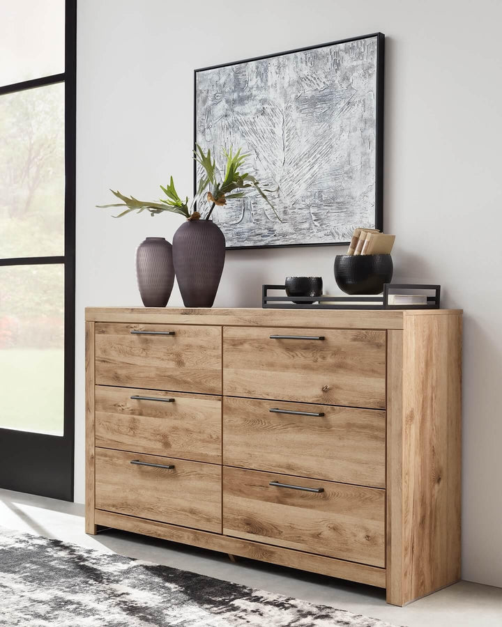 B1050-31 Brown/Beige Contemporary Hyanna Dresser By Ashley - sofafair.com