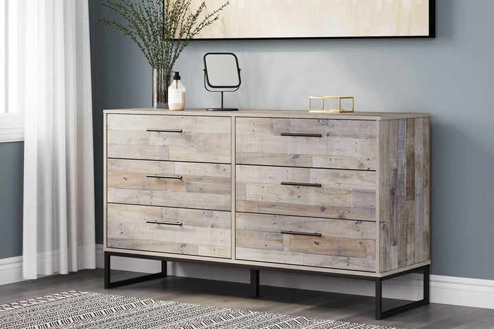 EB2320-231 Brown/Beige Casual Neilsville Dresser By Ashley - sofafair.com