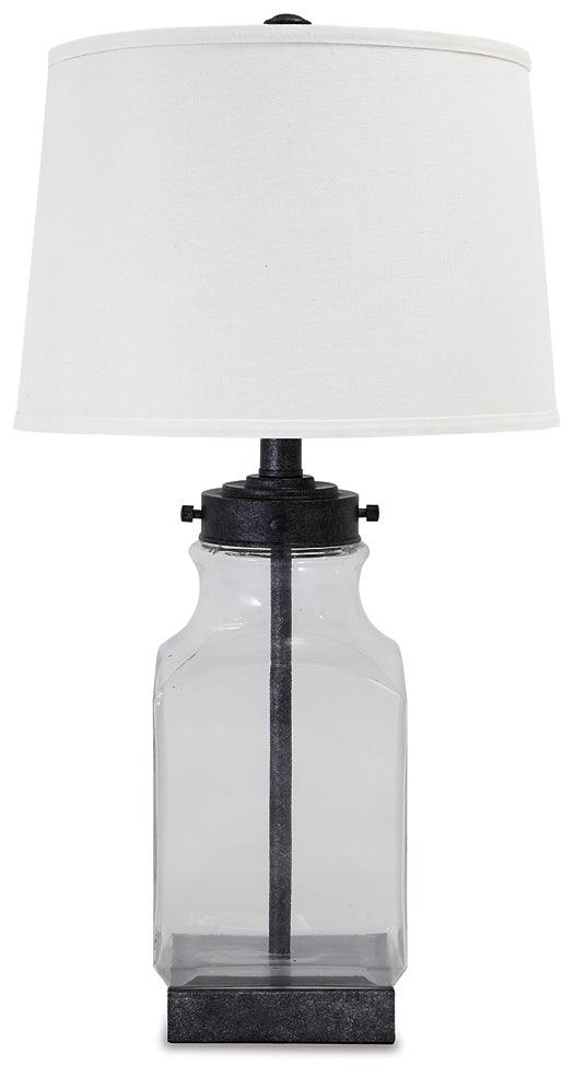 L430144 Black/Gray Casual Sharolyn Table Lamp By Ashley - sofafair.com