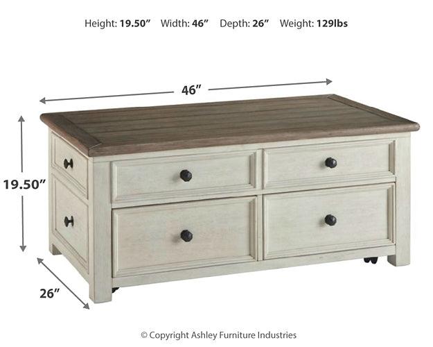 Bolanburg Coffee Table and 2 End Tables T637T3 White Casual Occasional Table Package By Ashley - sofafair.com