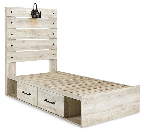 Cambeck Twin Panel Bed with 2 Storage Drawers B192B13 White Casual Youth Beds By Ashley - sofafair.com
