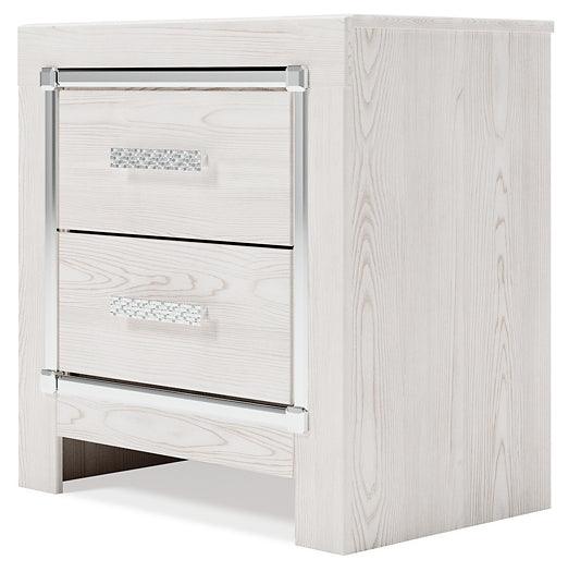 B2640-92 White Contemporary Altyra Nightstand By Ashley - sofafair.com