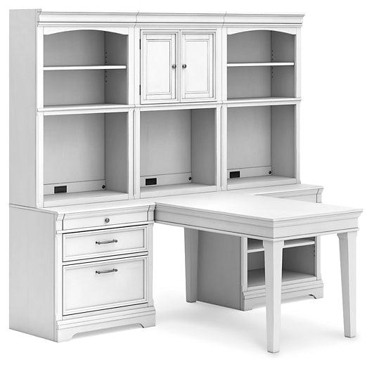 Kanwyn Bookcase H777H4 White Traditional Home Office Storage By Ashley - sofafair.com