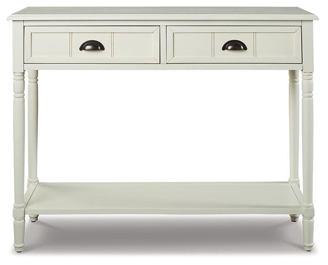 A4000178 White Casual Goverton Sofa/Console Table By Ashley - sofafair.com