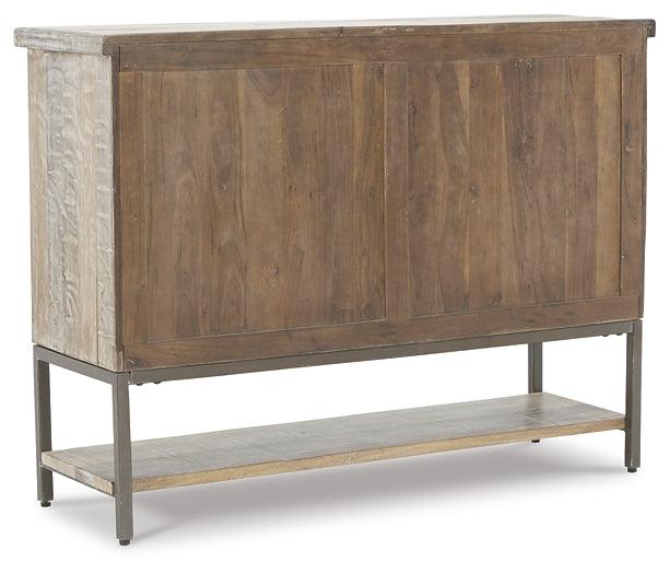 Laddford Accent Cabinet A4000505 Natural Casual Stationary Upholstery Accents By Ashley - sofafair.com