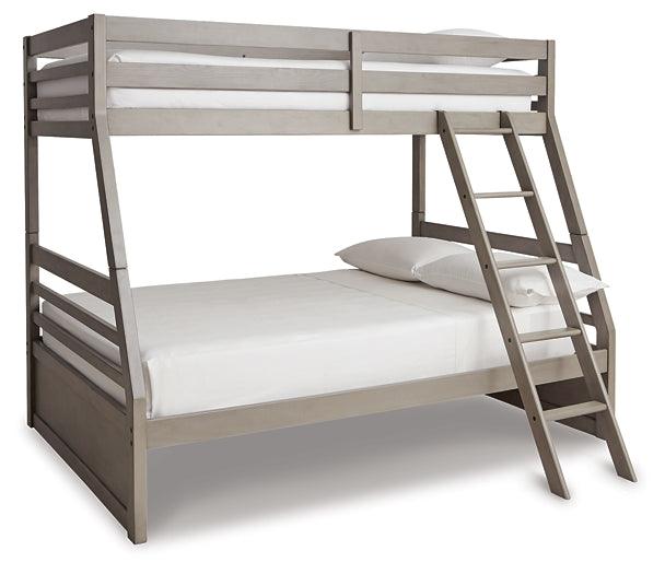 Lettner Twin over Full Bunk Bed B733B38 Black/Gray Casual Youth Beds By Ashley - sofafair.com