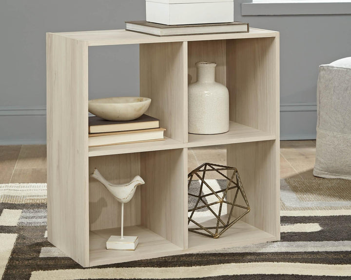 Socalle Four Cube Organizer EA1864-2X2 Natural Contemporary EA Furniture By Ashley - sofafair.com