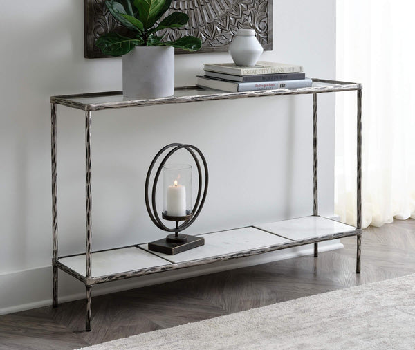 A4000453 White Casual Ryandale Console Sofa Table By Ashley - sofafair.com