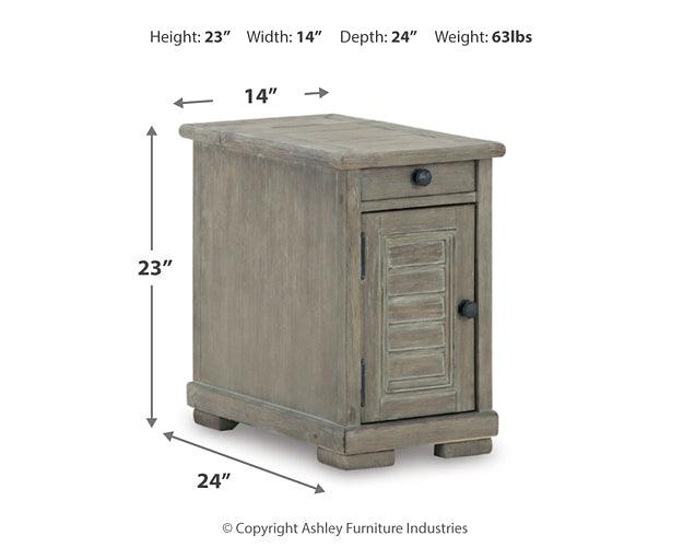 Moreshire Chairside End Table T659-7 Brown/Beige Casual End Table Chair Side By Ashley - sofafair.com
