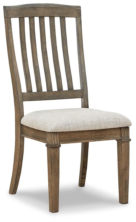 Markenburg Dining Chair D770-01 Brown/Beige Traditional Formal Seating By Ashley - sofafair.com