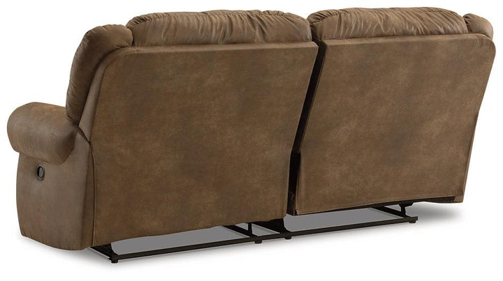 Boothbay Reclining Sofa 4470481 Brown/Beige Traditional Motion Upholstery By Ashley - sofafair.com