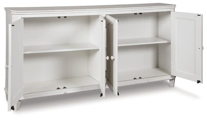 T505-560 White Casual Mirimyn Accent Cabinet By Ashley - sofafair.com