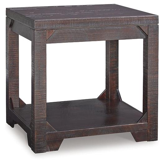 Rogness End Table T745-3 Brown/Beige Casual Motion Occasionals By Ashley - sofafair.com