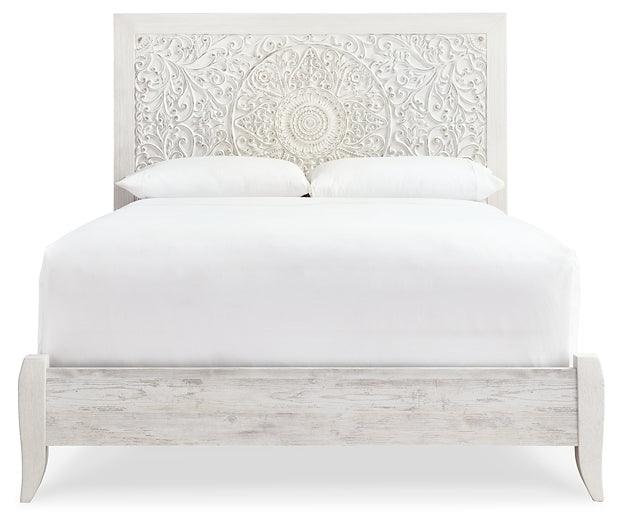 Paxberry Queen Panel Bed B181B6 White Traditional Master Beds By Ashley - sofafair.com