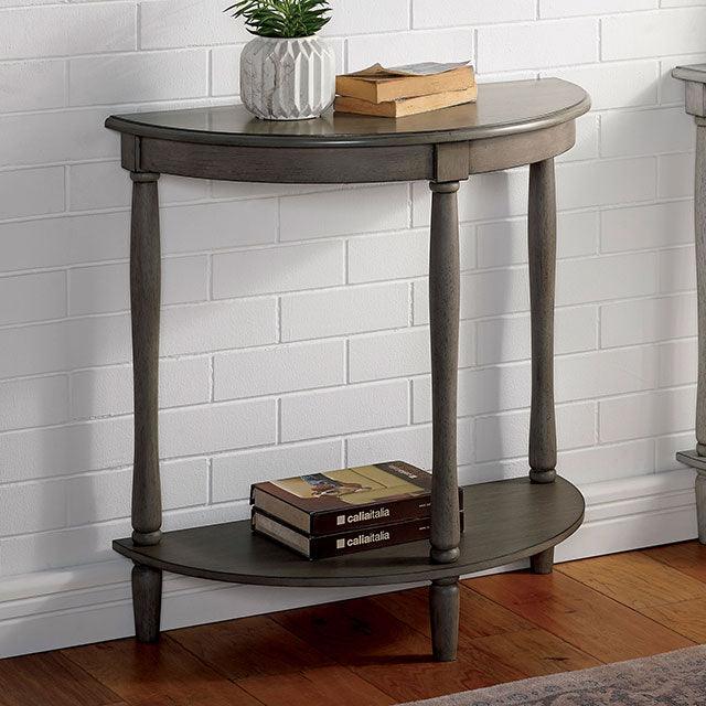 Menton CM-AC362GY Antique Gray Transitional Side Table By Furniture Of America - sofafair.com