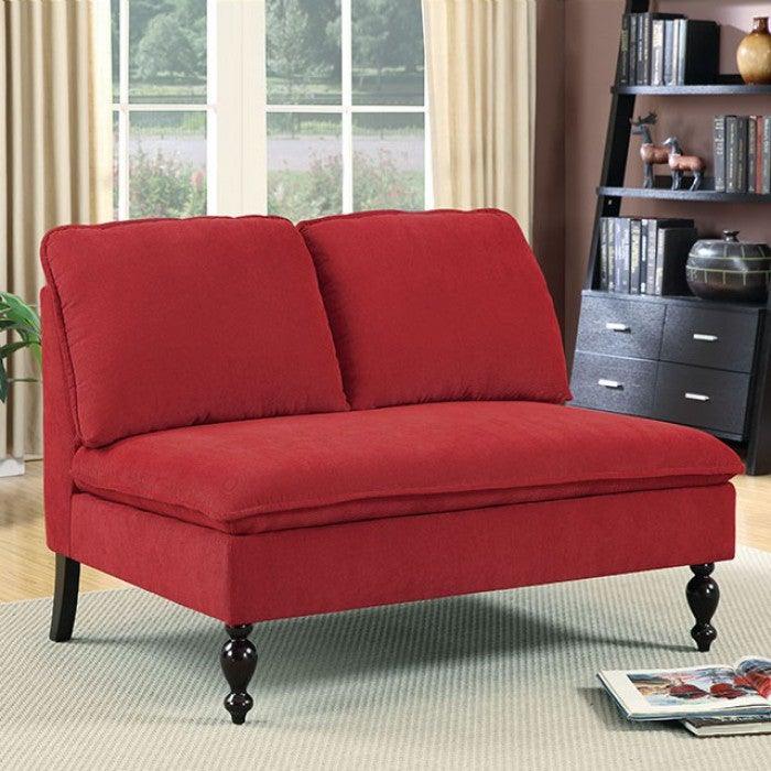 Kenzie CM-BN1248RD Red Traditional Bench By furniture of america - sofafair.com