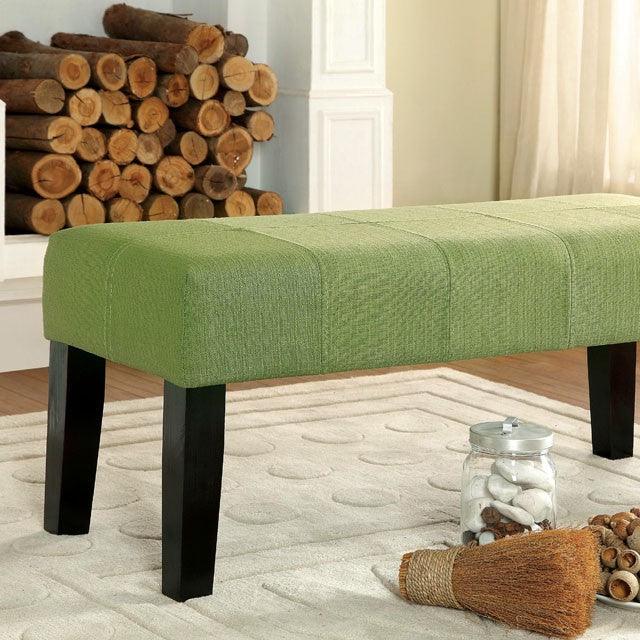 Bury CM-BN6006GR Green Contemporary Bench By Furniture Of America - sofafair.com