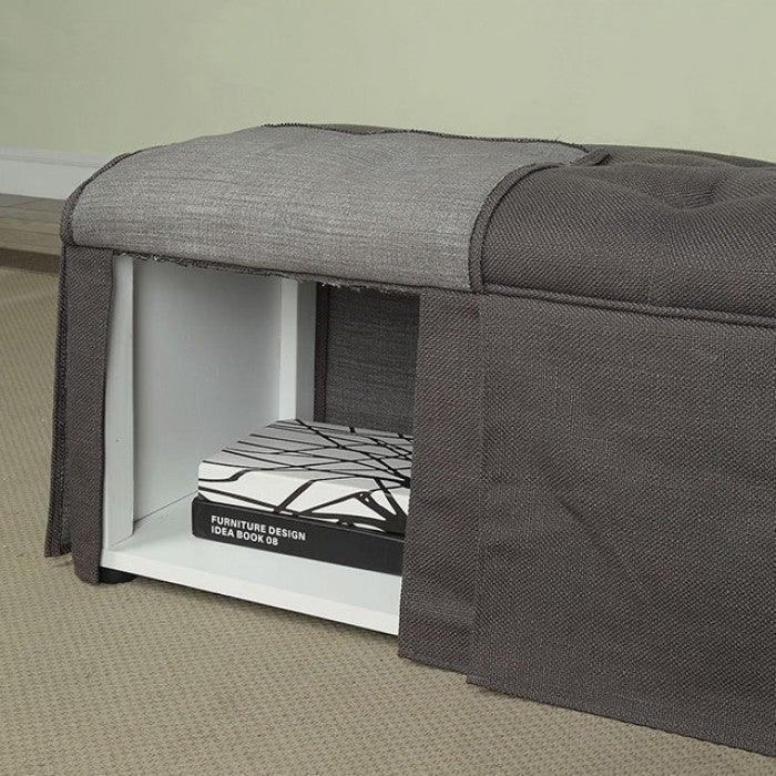 Kilrush CM-BN6176GY Gray Transitional Bench By furniture of america - sofafair.com
