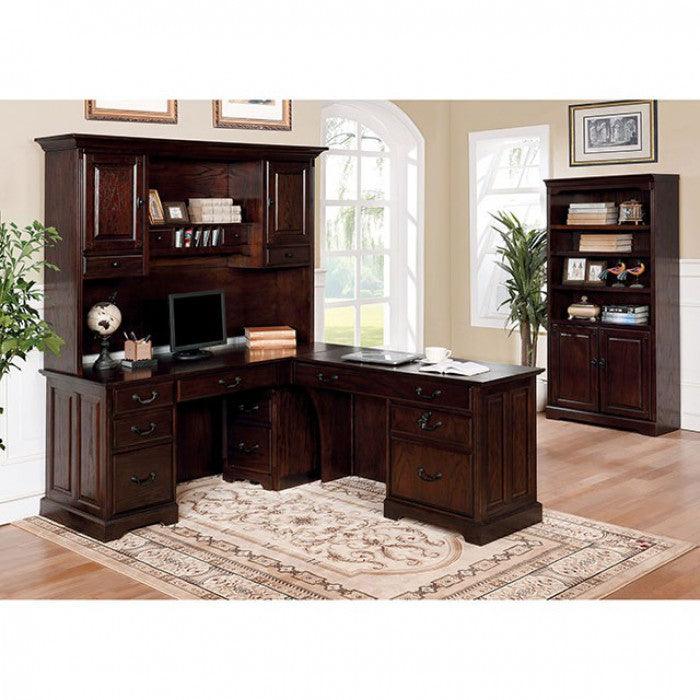 Tami CM-DK6384 Credenza Desk Hutch By Furniture Of AmericaBy sofafair.com
