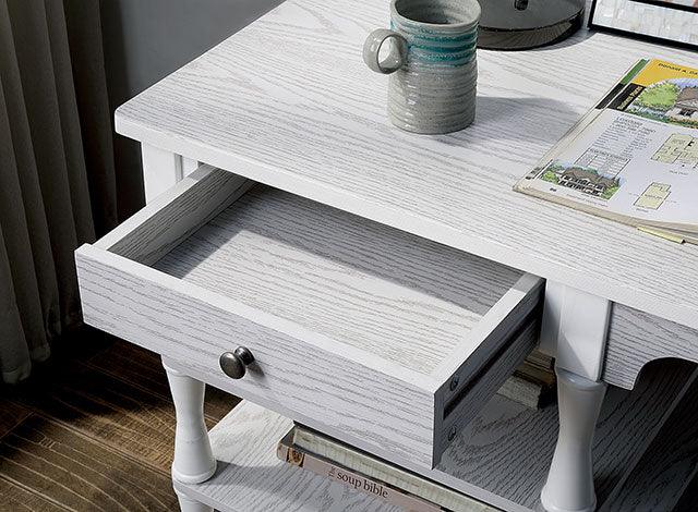 Moers CM-DK927 White Transitional Desk By Furniture Of America - sofafair.com