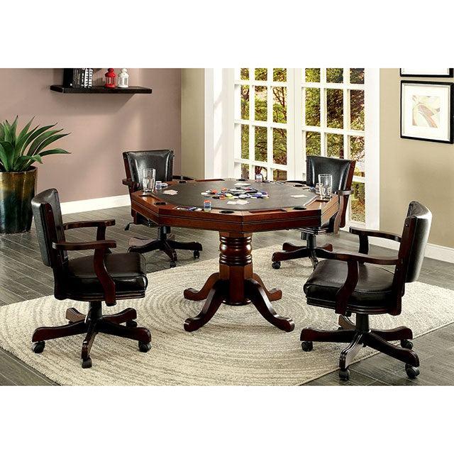 Rowan CM-GM339T Cherry Transitional Game Table By Furniture Of America - sofafair.com