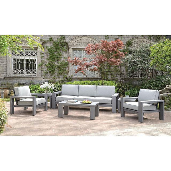 Ballyshannon CM-OS1883-SF Gray Contemporary Sofa By Furniture Of America - sofafair.com
