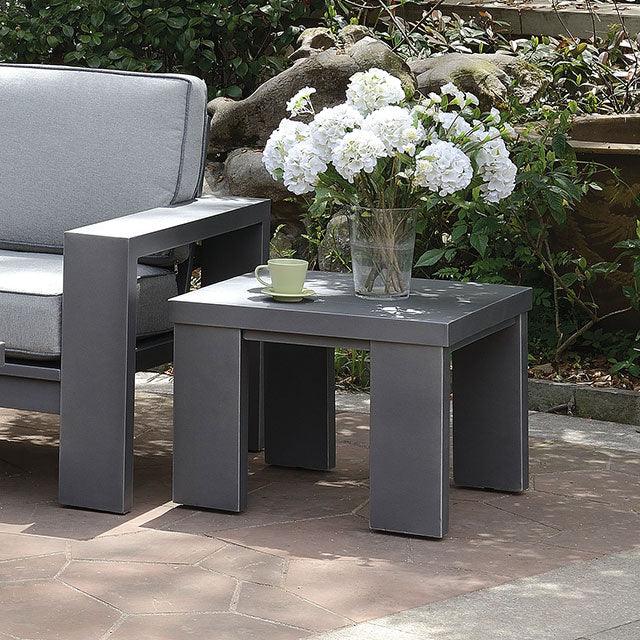 Codington CM-OS1884E Gray Contemporary End Table By Furniture Of America - sofafair.com