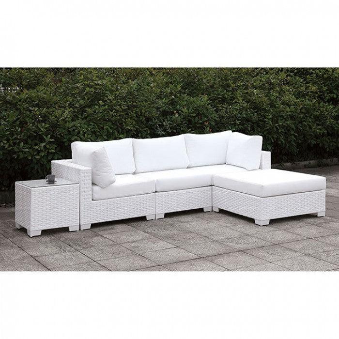 Somani CM-OS2128WH-SET13 L-Sectional W/ RIGHT Chaise + Coffee Table By Furniture Of AmericaBy sofafair.com