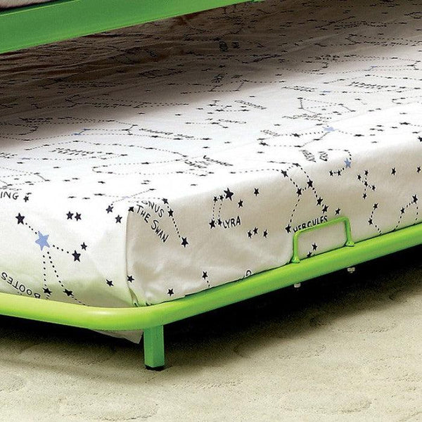 Rainbow CM-TR1032AG Green Contemporary Trundle By furniture of america - sofafair.com