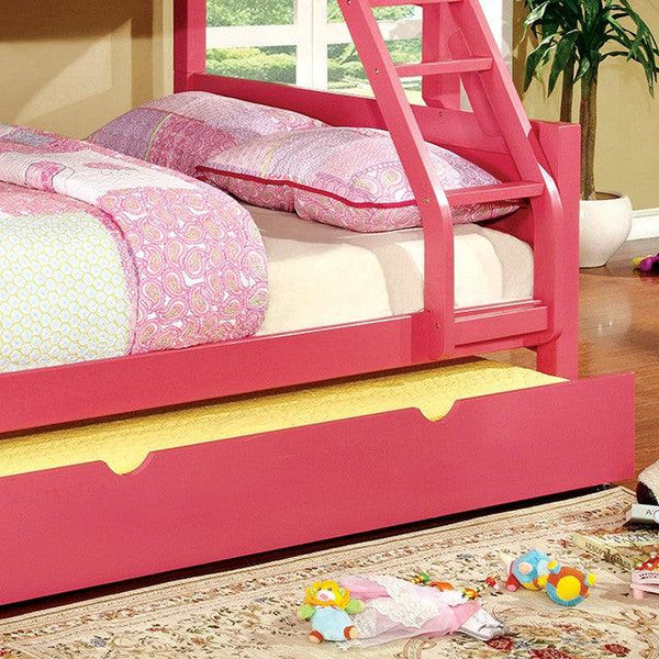 Omnus CM-TR452-PK Pink Transitional Trundle By Furniture Of America - sofafair.com