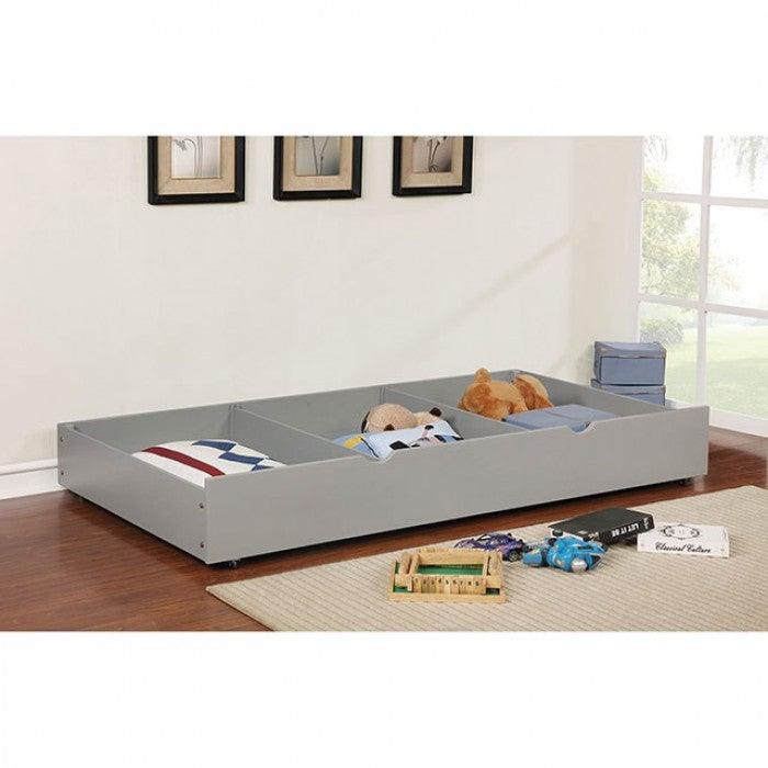 Grano CM-TR453-GY Gray Transitional Trundle By furniture of america - sofafair.com