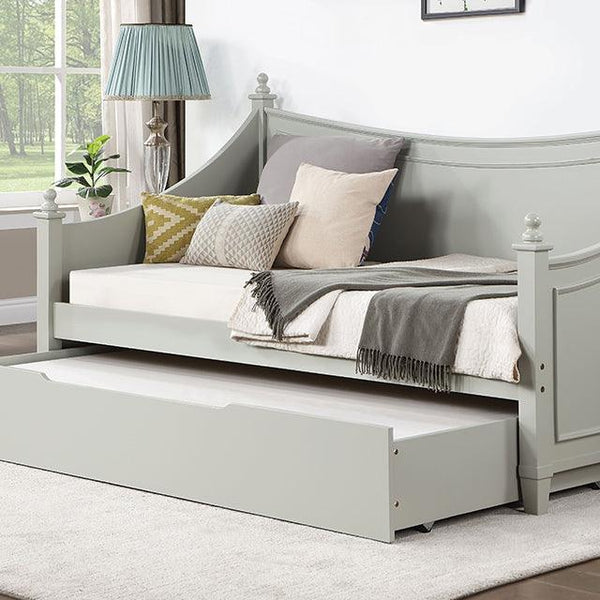 Lycoris CM1477GY Light Gray Transitional Daybed By Furniture Of America - sofafair.com