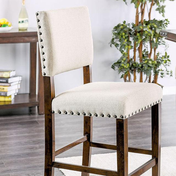 Glenbrook CM3018PC Brown Cherry Industrial Side Chair (2/Ctn) By Furniture Of America - sofafair.com