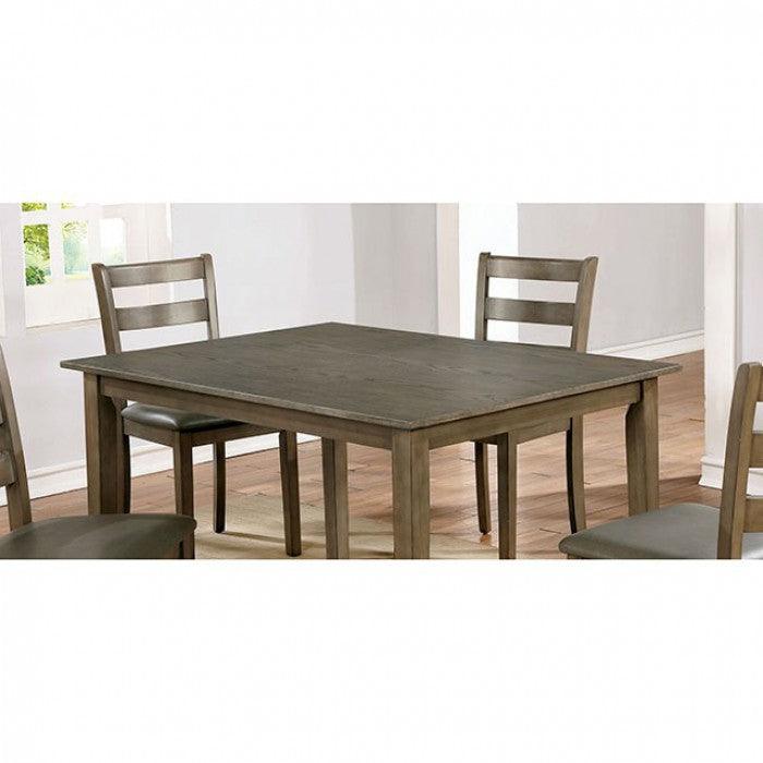 Marcelle CM3028T-5PK Gray Transitional Dining Table By furniture of america - sofafair.com