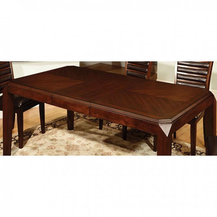 Shefield CM3035PT Brown Cherry Transitional Square Counter Ht. Table By furniture of america - sofafair.com
