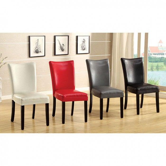 Belliz CM3176BK-SC-2PK Black Contemporary Side Chair (2/Box) By furniture of america - sofafair.com