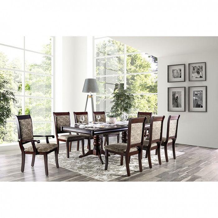 St. Nicholas CM3224T Antique Cherry Transitional Dining Table By furniture of america - sofafair.com