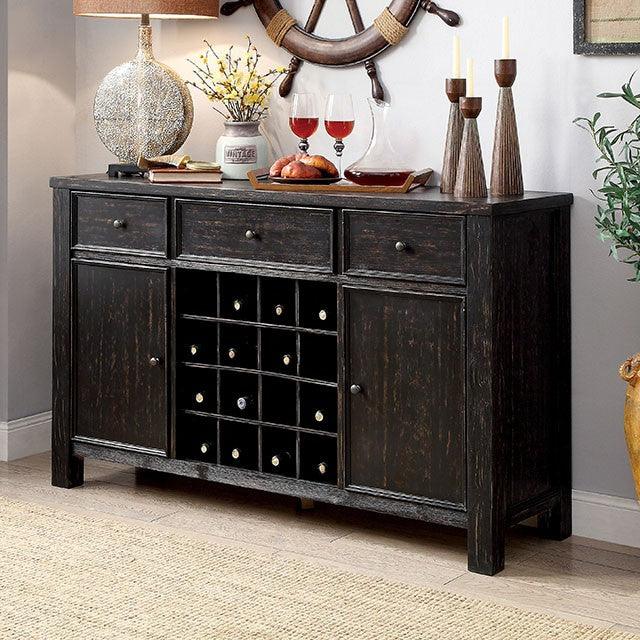 Sania CM3324BK-PT-54 Counter Ht. Table By Furniture Of AmericaBy sofafair.com