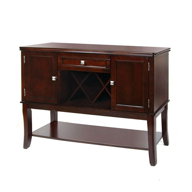 Edgewood CM3336T Espresso Transitional Dining Table By Furniture Of America - sofafair.com