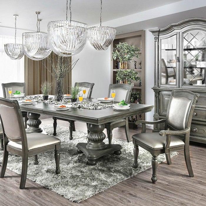 Alpena CM3350GY-T Gray Transitional Dining Table By furniture of america - sofafair.com