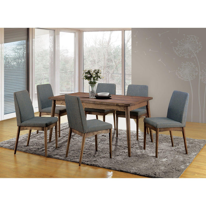 Eindride CM3371T Natural Tone/Gray Rustic Dining Table By Furniture Of America - sofafair.com
