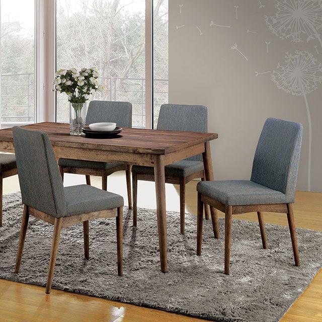 Eindride CM3371T Natural Tone/Gray Rustic Dining Table By furniture of america - sofafair.com