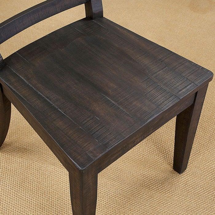 Leonidas CM3389BK-SC Antique Black Rustic Side Chair (2/Box) By furniture of america - sofafair.com