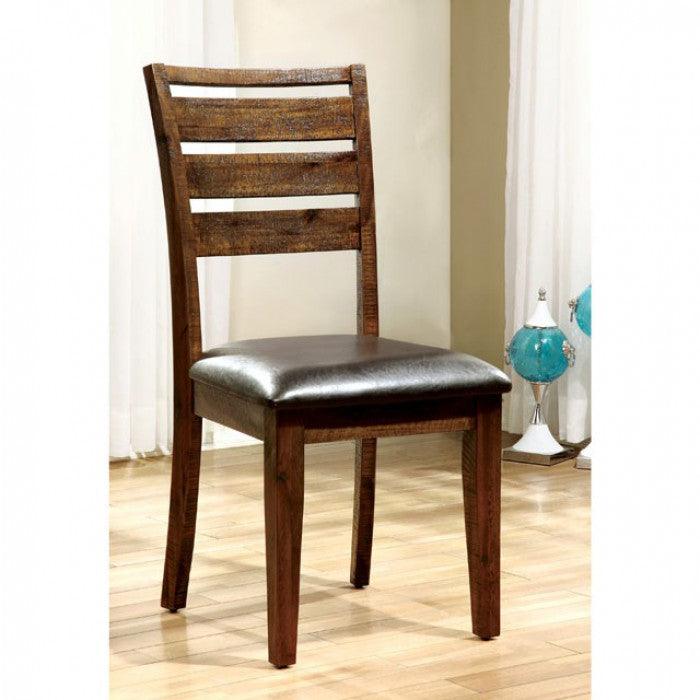 Oxley CM3536SC-2PK Dark Oak Transitional Side Chair (2/Box) By furniture of america - sofafair.com