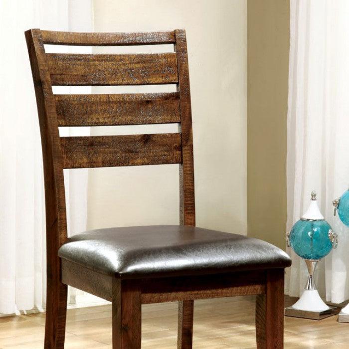 Oxley CM3536SC-2PK Dark Oak Transitional Side Chair (2/Box) By furniture of america - sofafair.com