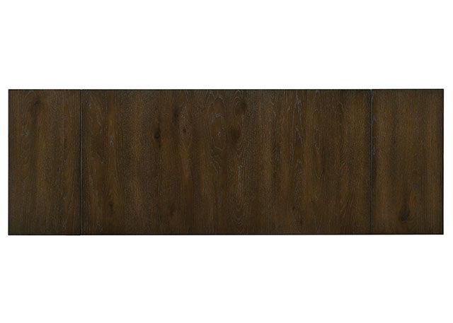 Gumboro CM3547BR-PT Dark Walnut/Chestnut Brown Rustic Counter Ht. Table By Furniture Of America - sofafair.com