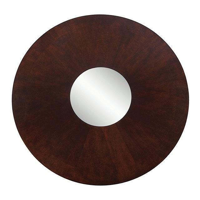 Round Dining Table by Furniture Of America Cimma CM3556T Espresso Contemporary - sofafair.com