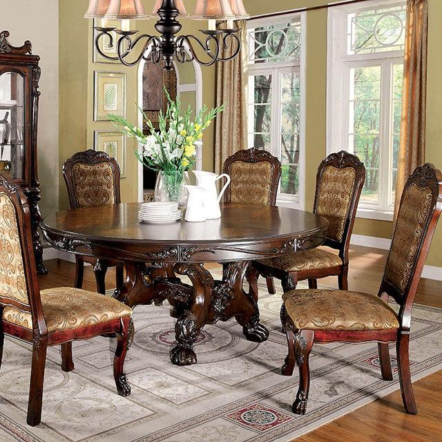 Medieve CM3557CH-RT Round Table By Furniture Of AmericaBy sofafair.com