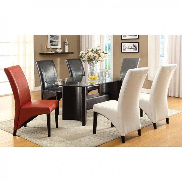 Madison CM3666BK-2PK Side Chair (2/Box) By Furniture Of AmericaBy sofafair.com